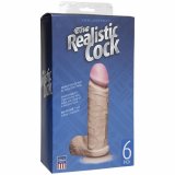 Realistic Cock 6" White