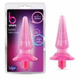 B Yours - Basic Vibra Plug - Pink