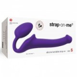 StrapOnMe Semi-Realistic Bendable Strap On Purple Size S
