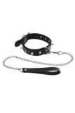 FT Choker with Metal Spikes and Rings
