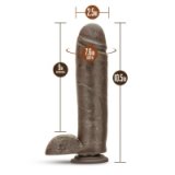 Blush - Dr. Skin - Mr. Mister 10.5" Dildo with Suction - Chocolate