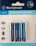 Westinghouse AAA Dynamo Alkaline Battery 4-pack