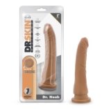 Blush - Dr. Skin Silicone - Dr. Noah - 8 Inch Dong with Suction Cup - Mocha
