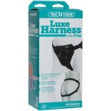Vac-U-Lock Platinum - Luxe Harness w Plug Black