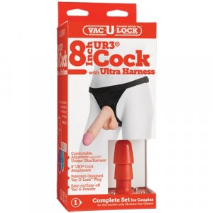 UR3 Cock 8" with harness