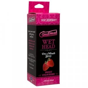 GoodHead Wet Head Dry Mouth Spray - Sweet Strawberry 2oz.
