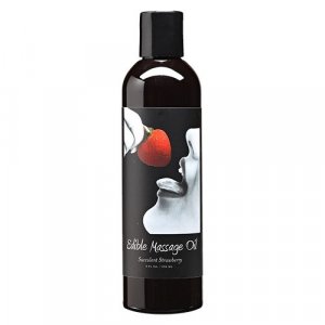 Edible Massage Oil Strawberry 8oz