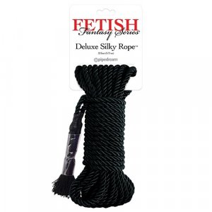 Fetish Fantasy Series Deluxe Silk Rope - Black