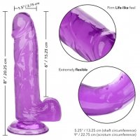 Size Queen 6"/15.25 cm - Purple