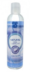 Clean Stream Natural Anal Lubricant - Water Based, 8 oz.