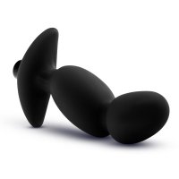 Blush - Platinum - Silicone Vibrating Prostate Massager 04 - Black