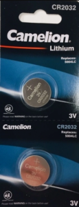 Camelion-3V Lithium CR2032 Battery(2pc)