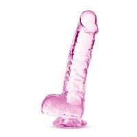 Blush - Naturally Yours - 6" Crystalline Dildo - Rose