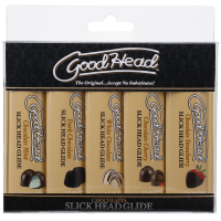 GoodHead - Slick Head Glide - Chocolates - 5 Pack - 1 fl. oz.