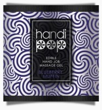 Sensuva - Handipop Edible Handjob Massage Gel - Blueberry Muffin Single-Use Pack