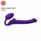 StrapOnMe Semi-Realistic Bendable Strap On Purple Size M