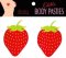 Kheper - Edible Pasties - Strawberry