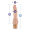 Dr. Skin - Cock Vibe 4 - 8 Inch Vibrating Cock - Beige